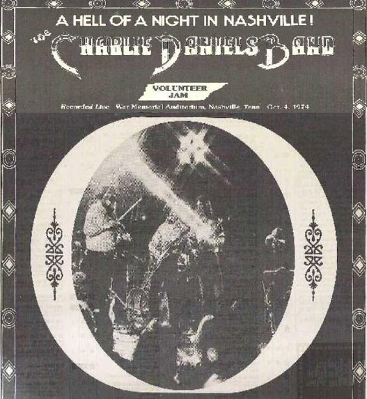Promotional ad from the 1974 first Volunteer Jam